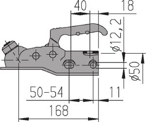 Сцепное устройство для прицепа AL-KO AK 160 Ausf. B( COMPACT )