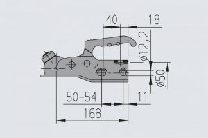 Сцепное устройство для прицепа AL-KO AK 300 Ausf. А (COMPACT)